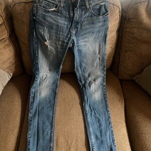 Hollister Blue Skinny Jeans 28x32